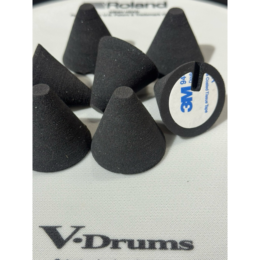 กรวย ฟองน้ำ แป้นกลองไฟฟ้า Roland ใช้กับรุ่น PD85 PDX100 PD105 PD125 PD128 มือ1 ราคา ถูกที่สุด ดีลบีเคเค แกลเลอรีภาพที่ 2