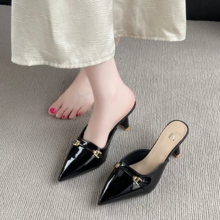 Venalisa มีสไตล์ สีแดง สิทธิบัตร หนัง ล่อ แหลม สูง รองเท้าส้นสูง เหมาะสม สำหรับ ใดๆ โอกาส สำหรับ