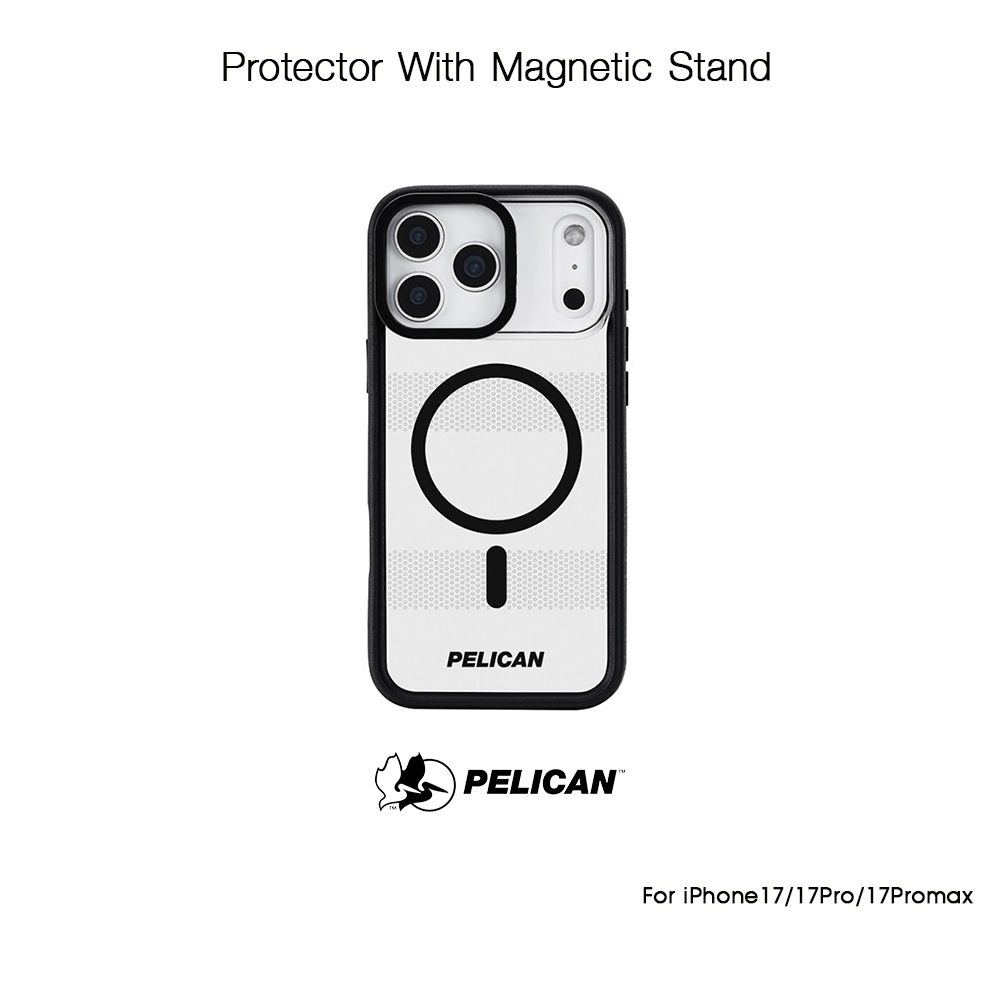 PELICAN Protector With Magnetic Stand เคสกันกระแทกพร้อมขาตั้งระดับ4.8Mเกรดพรีเมี่ยม เคสสำหรับ iPhone