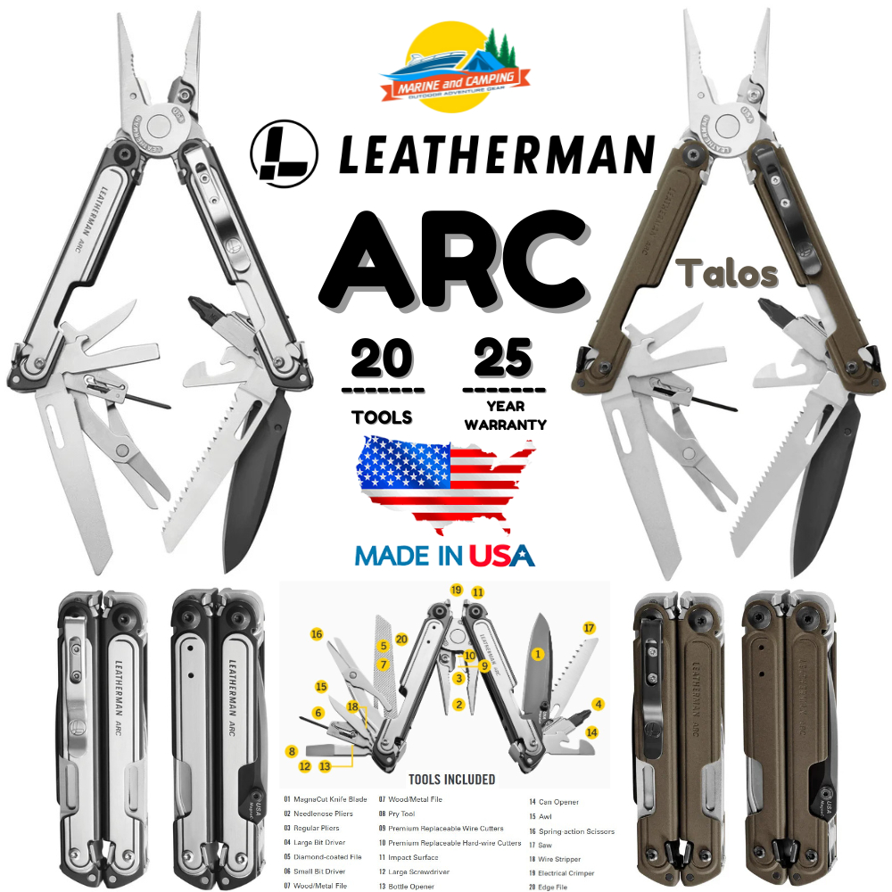 Leatherman ARC Multi-tools (มีสีใหม่ Talos) เครื่องมืออเนกประสงค์ ใบมีดผลิตจากเหล็ก MagnaCut