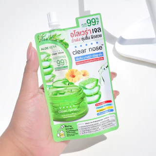 [โปรแรง]อโลเวร่าเจลเคลียร์โนส CLEAR NOSE ALOE VERA SOOTHING GEL 50ml 1ซอง (ALS)