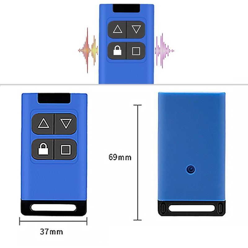 รีโมทก๊อปปี้ คัดลอกการควบคุมระยะไกล รีโมตคอนโทรลไร้สาย 4 คีย์ ป้องกันสัญญาณรบกวน(copy cloning) - รูปที่ 3