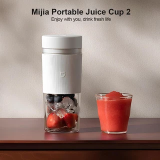 Xiaomi Portable Juicer Cup 2 เครื่องปั่นผลไม้ไร้สาย 300ML มีใบมีดแหลม ทำความสะอาดง่าย สีขาว พกพาสะดวก