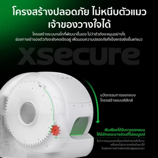 PETKIT Pura Max PRO 2 ทางเข้ากว้างขึ้น ห้องน้ำแมวอัตโนมัติ พร้อมกล้อง Ai อัจฉริยะ ประกันศูนย์ไทย 2 ปี Onsite Service
