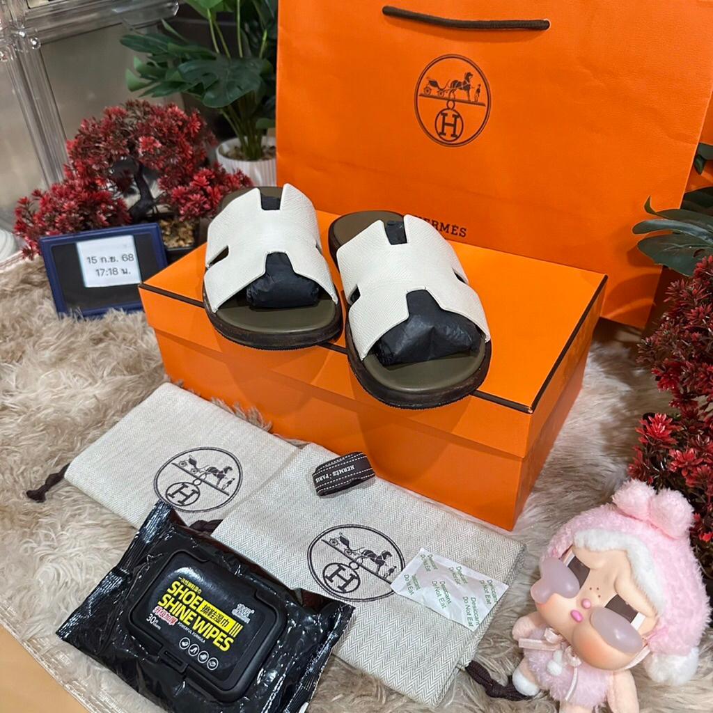 ❤️🙏🏻Used Like New Izmir sandal Size42 เหมาะเท้า 26.5CM สภาพเดิมๆเลยครับ ทำพื้นใหม่ให้แล้วครับ