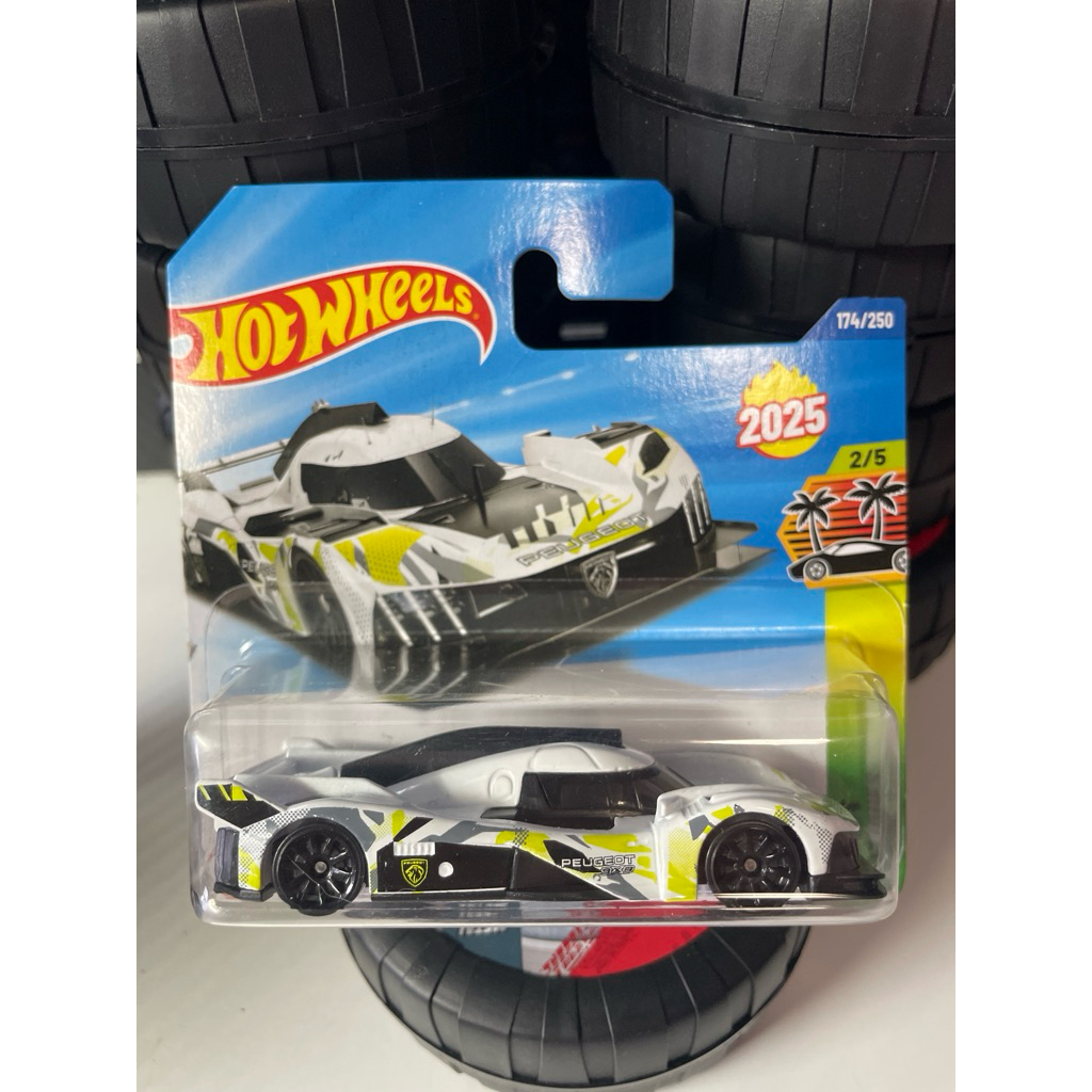 รถฮอทวีล Hot Wheels Peugeot 9x8 Hypercar / Hypervoiture⚪️🟢⚫️ปี 2025 แพ็คสั้น