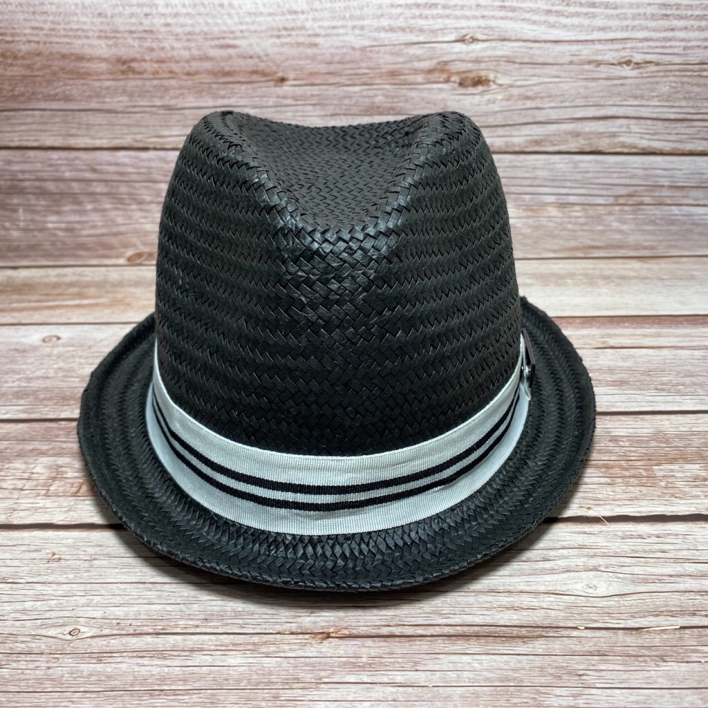 หมวก Stussy Straw Fedora Hat Black