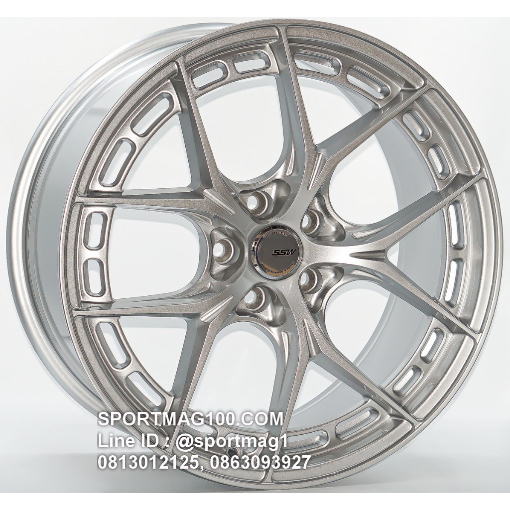 ล้อแม็กซ์ SSW436 ขอบ18นิ้ว 5รู108 สีซิลเวอร์ กว้าง8.5นิ้ว Offset38 [22343]