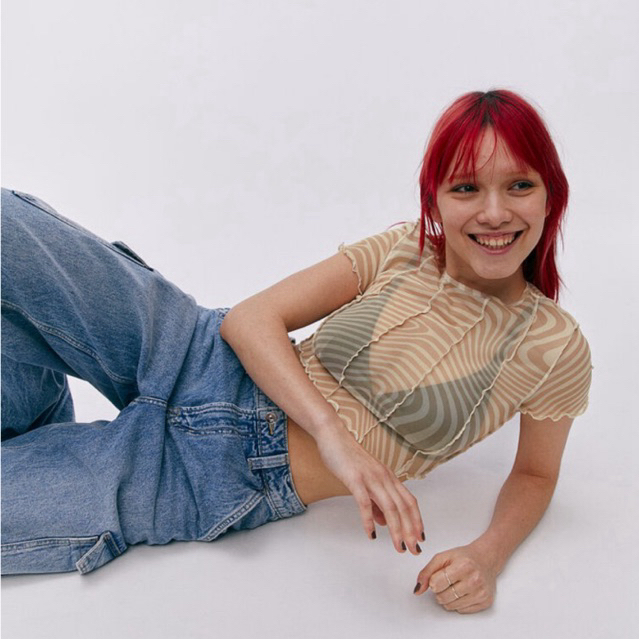 ส่งต่อ H&M crop top ซีทรู