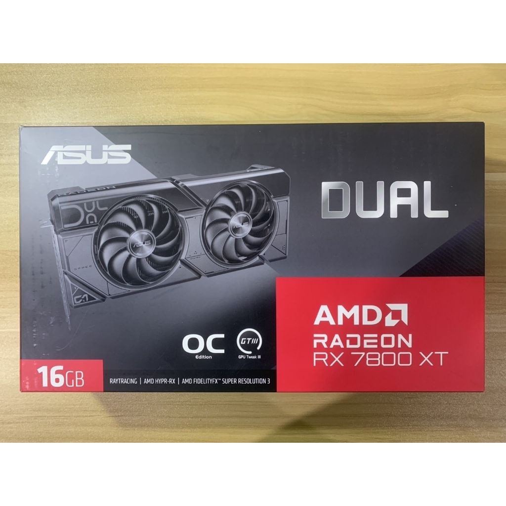 ASUS DUAL RX 7800XT 16GB ( ประกันยาว )