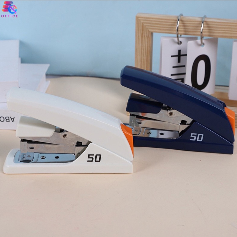 เครื่องเย็บกระดาษ ประหยัดแรง คละสี แม็กเย็บกระดาษ 50 แผ่น ชุดเย็บกระดาษ แม็ก แม็กเย็บกระดาษ ที่เย็บกระดาษ พร้อมส่ง