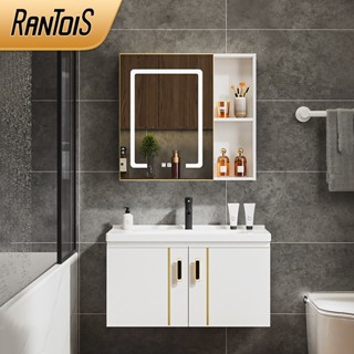 RANTOIS / ตู้ห้องน้ํา ตู้อ่างล้างหน้า อ่างล้างหน้า ชุดอ่างล้…