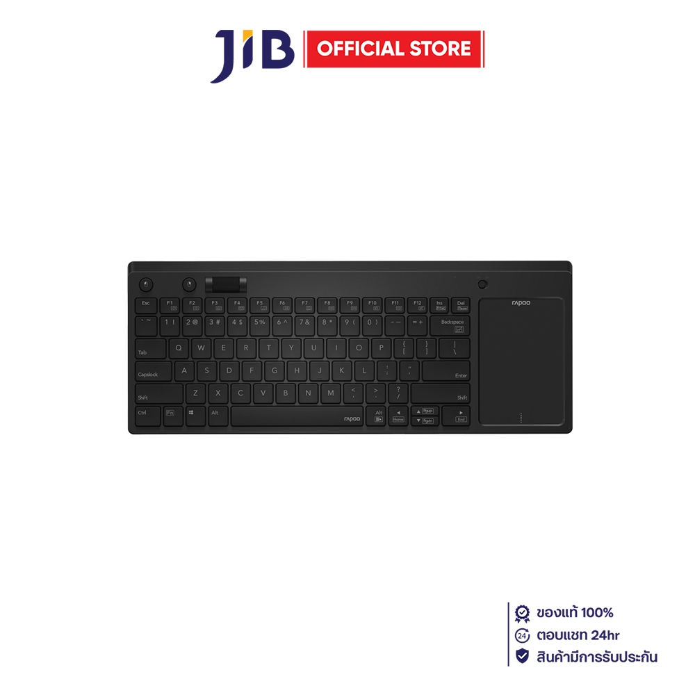 WIRELESS KEYBOARD (คีย์บอร์ดไร้สาย) RAPOO K2800 - BLACK (K2800-BK)