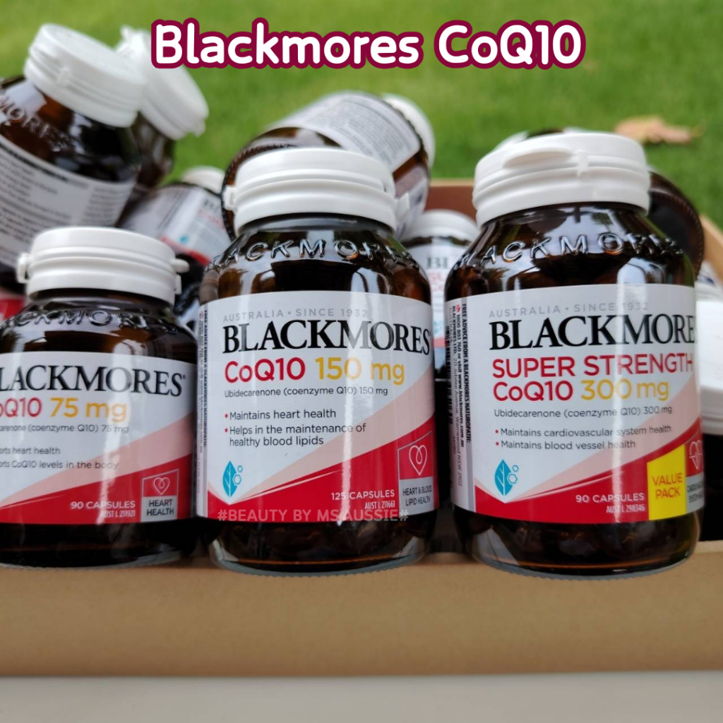 Blackmores CoQ10 75/150/300mg ของออสเตรเลีย​ 🇦🇺 บำรุงหัวใจ พลังงานสูง