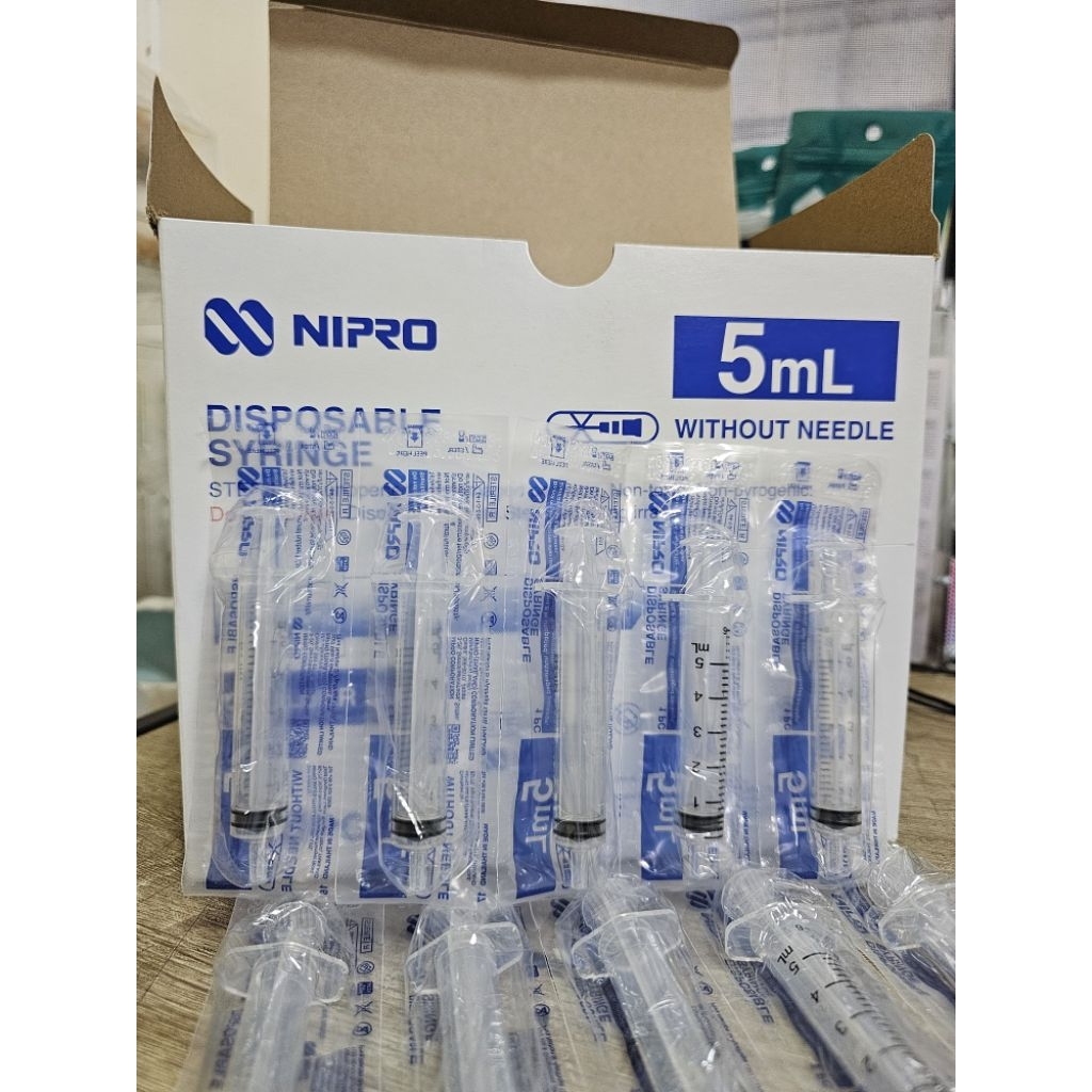 ไซริงค์ กระบอกดูดยา กระบอกฉีดยา Syringe Nipro 5 ml.