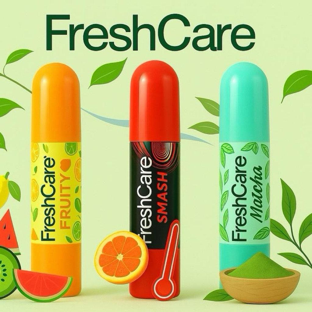 Freshcare Smash & Matcha & Fruity เฟรชแคร์ 4 in 1 ยาดมอินโด กลิ่นหอม สดชื่นตลอดวัน ของแท้ 100%