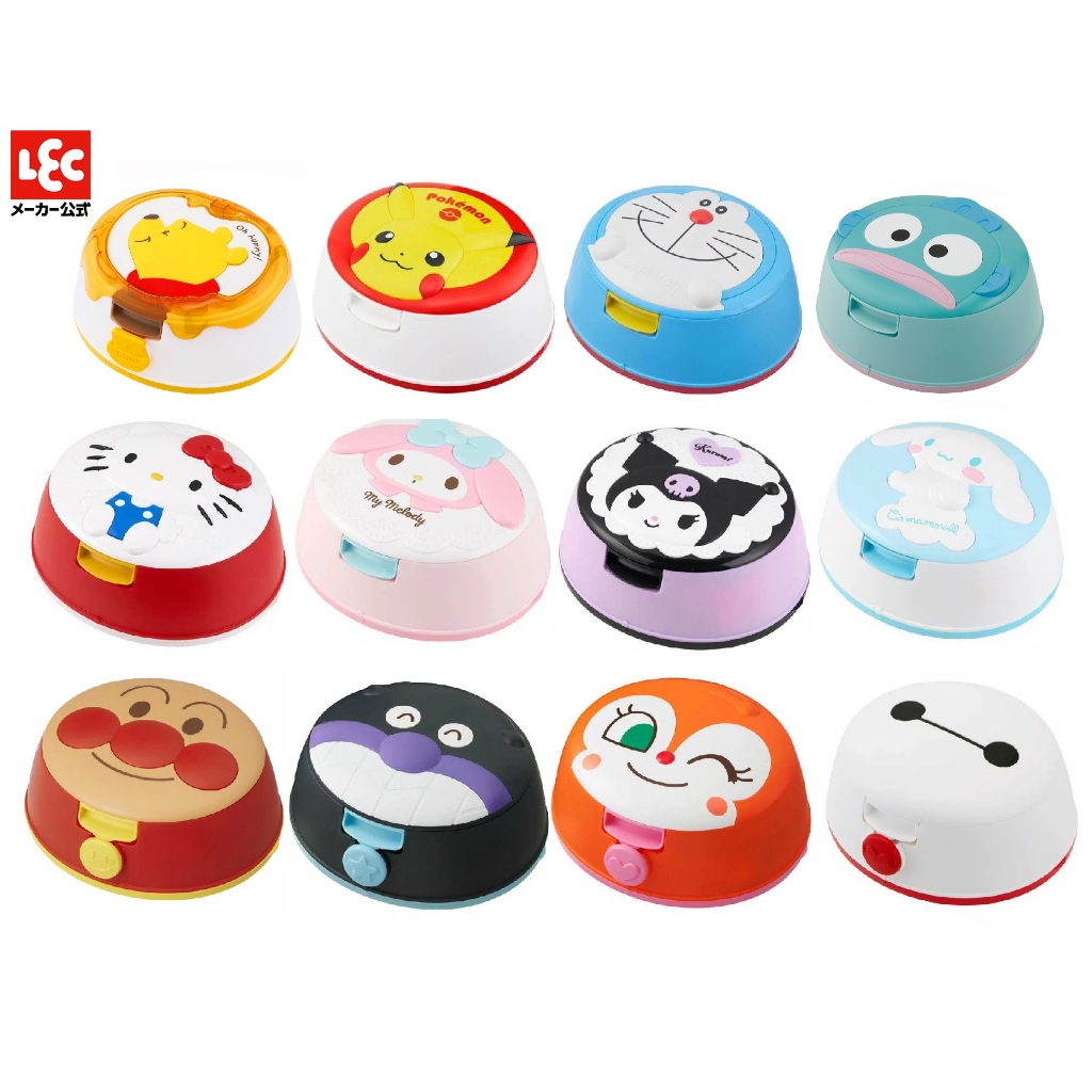 🔥เพิ่มลายใหม่🔥ทิชชู่เปียก 60 แผ่น พร้อมกล่องใส่ ลายการ์ตูนแบรนด์ Lec สินค้านำเข้าจากญี่ปุ่นแท้