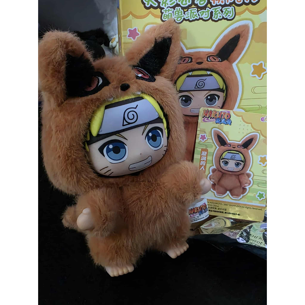 พวงกุญแจ EAKI Naruto Shippuden Beast Party ของแท้ (Naruto เช็คการ์ดเช็คตัว)