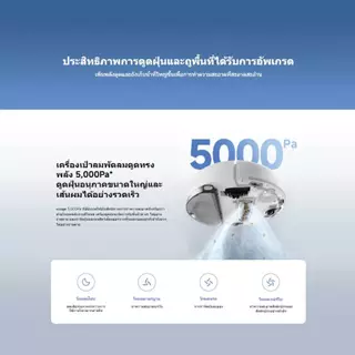 (NEW) Xiaomi Robot Vacuum S40 / S40C / S40 Pro หุ่นยนต์ดูดฝุ่นอัจฉริยะ 5000Pa ระบบนำทางเลเซอร์ LDS ถังเก็บฝุ่นและถังน้ำ