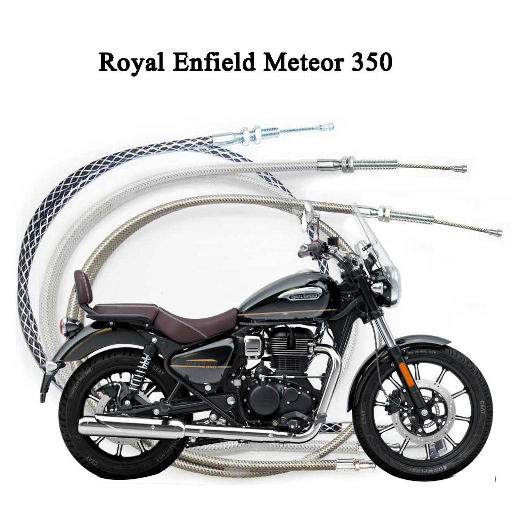 สายครัช สายคันเร่ง RE Meteor 350 Royal Enfield รอยัล เอนฟิลด์ เมเทโอ 350 สายคลัทช์ สายระฆังทอง สายครัช