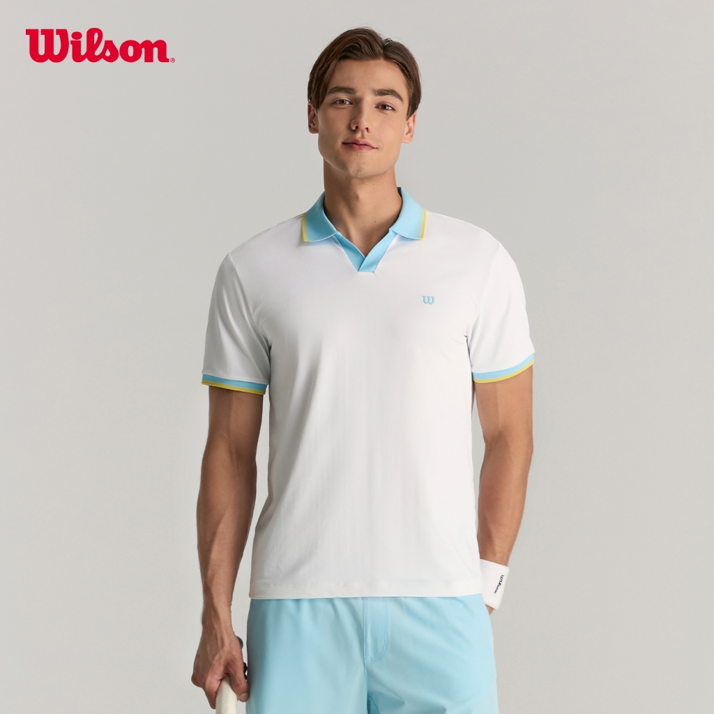 Wilson Men JOHNNY COLLAR POLO เสื้อโปโล WM20041532WTA Official Store