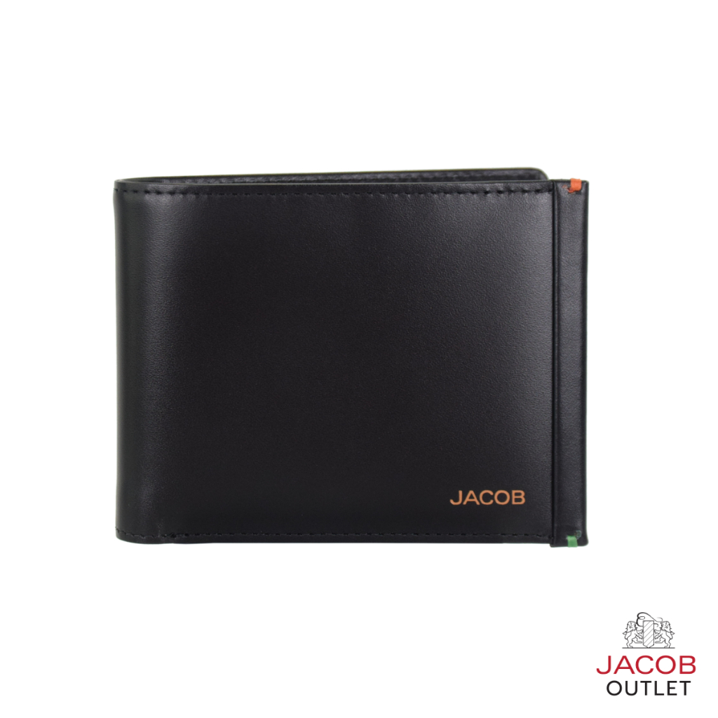 JACOB กระเป๋าสตางค์หนังเรียบ พร้อมช่องใส่รูปภาพถอดออกได้ รุ่น 22620