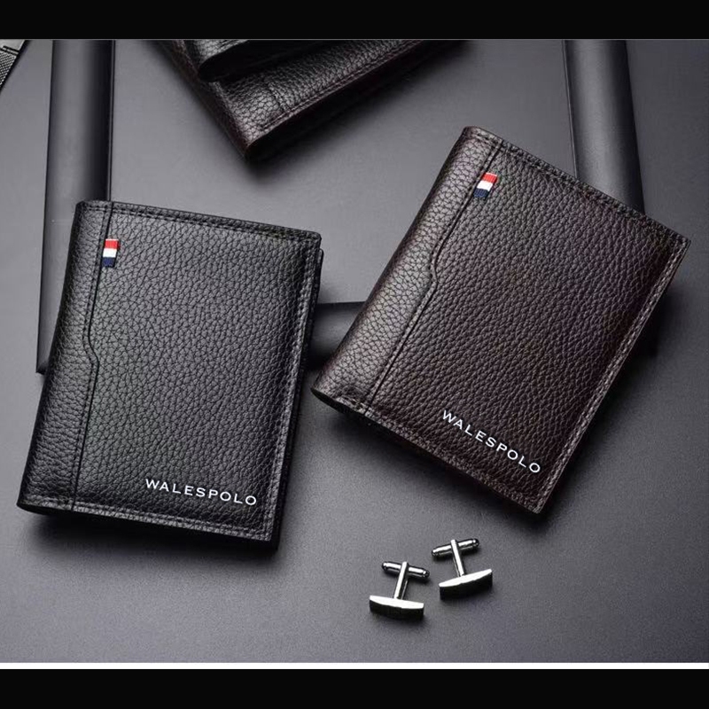 กระเป๋าสตางค์ผู้ชาย กระเป๋าสตางค์หนัง คุณภาพดี วัสดุทนทาน สินค้าเกรดA  MenWallet