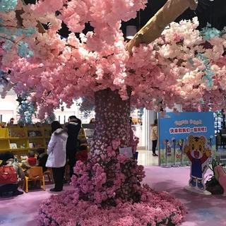 🌸ช่อดอกซากุระปลอม DIY สําหรับตกแต่ง สําหรับตกแต่งบ้าน และสวนดอกซากุระประดิษฐ์ สําหรับตกแต่งบ้าน ขนาด 65 ซม.คุณภาพสูง