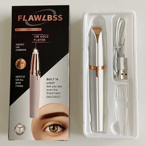 เครื่องกันคิ้วไฟฟ้าอเนกประสงค์ ที่ง่ายต่อการตกแต่ง+ถ่าน