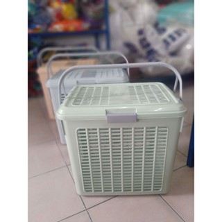 (924)ตะกร้าใส่แมวสีพาสเทลขนาดใหญ่มาก  กว้าง 36 ซม. ยาว 47 ซม…