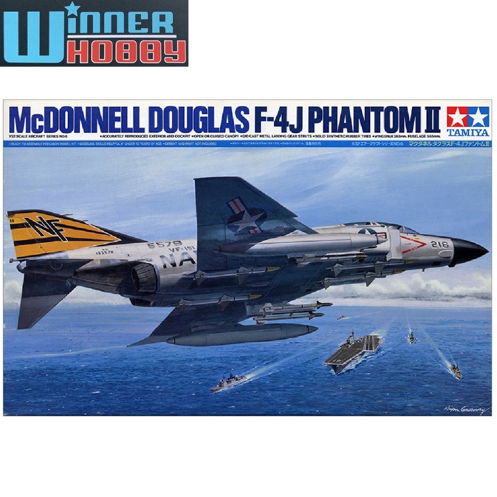 Tamiya 60306 McDonnell F-4J Phantom II ( 1/32 )