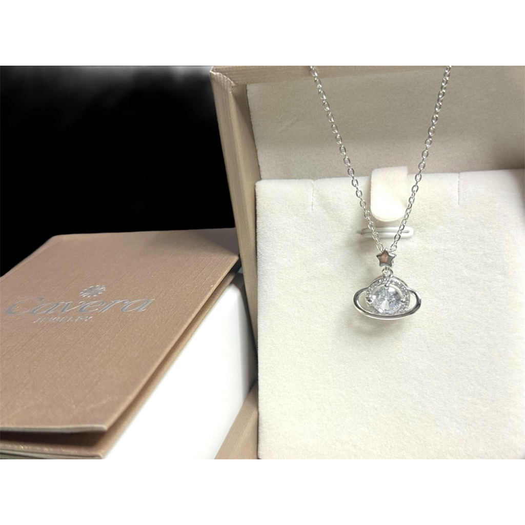 พร้อมส่ง สร้อยคอพร้อมจี้ แบรนด์แท้ Cavera jewelry