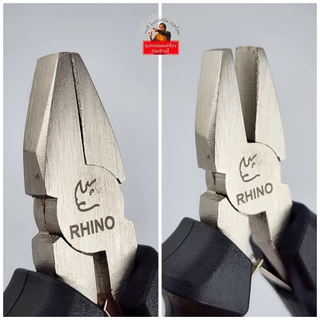 (ปากเรียบRhino)คีมบิดห่วงพระ ตราแรด ปากเรียบ แรงหนีบแน่น ไม่ทำให้ห่วงเป็นรอยฟัน