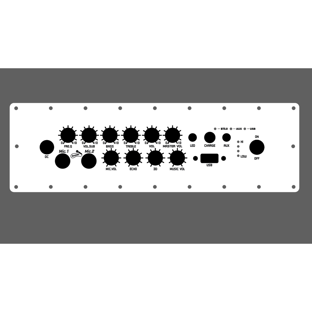เพลท XY-HT21MAX + ZK-AMP ย้ายวอลุ่ม