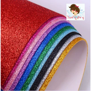 กระดาษโฟมกากเพชรขนาดA4(มีกาว-ไม่มีกาว)หนา 1.5-2 มิลพร้อมส่ง DIY ประดิษฐ์ จัดนิทรรศการ🥰😍