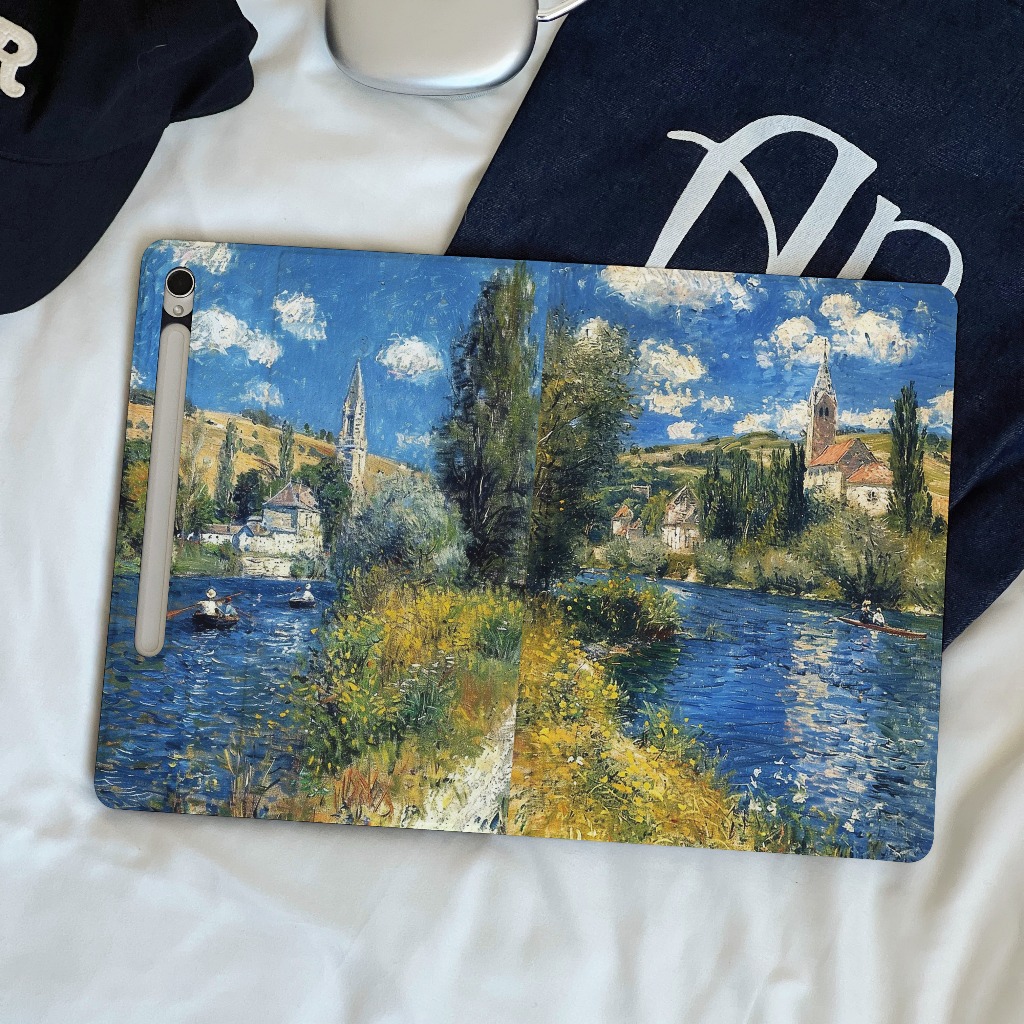 ⭐พร้อมส่ง⭐เคสแท็บเล็ต Samsung สำหรับ Tab S9FE S9 S9+ เคส Samsung Tab จิตรกรรม S10+ มีที่ใส่ปากกา S8