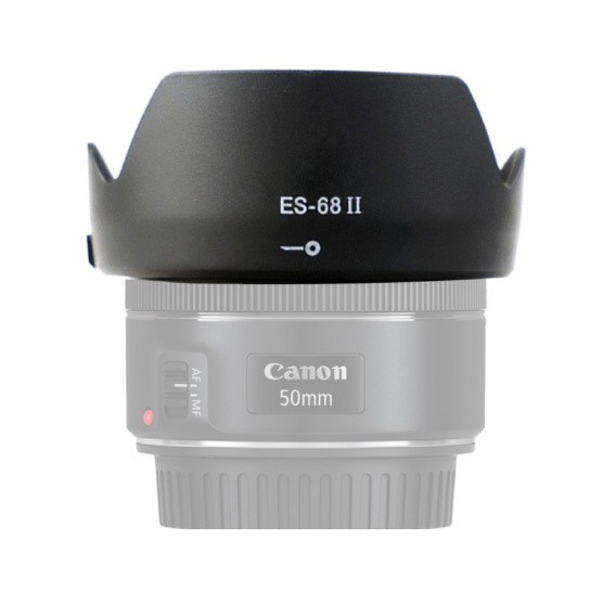 ฮูดเลนส์ ES-68 Hood for Canon EF 50mm F1.8 STM มี 2 แบบ กลม กลีบดอกไม้ แคนนอน EF50mm f1.8 STM