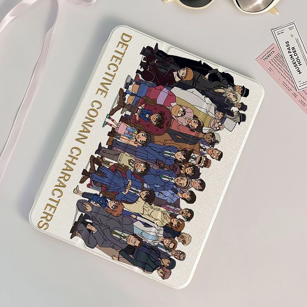 ✨ส่ง24ชม✨เคสiPadหมุน 360° Gen10 Gen11 Air8 ที่ใส่ปากกา ยอดนักสืบจิ๋วโคนัน case iPad Air7 11/13 Gen12 ราคา ถูกที่สุด ดีลบีเคเค แกลเลอรีภาพที่ 2