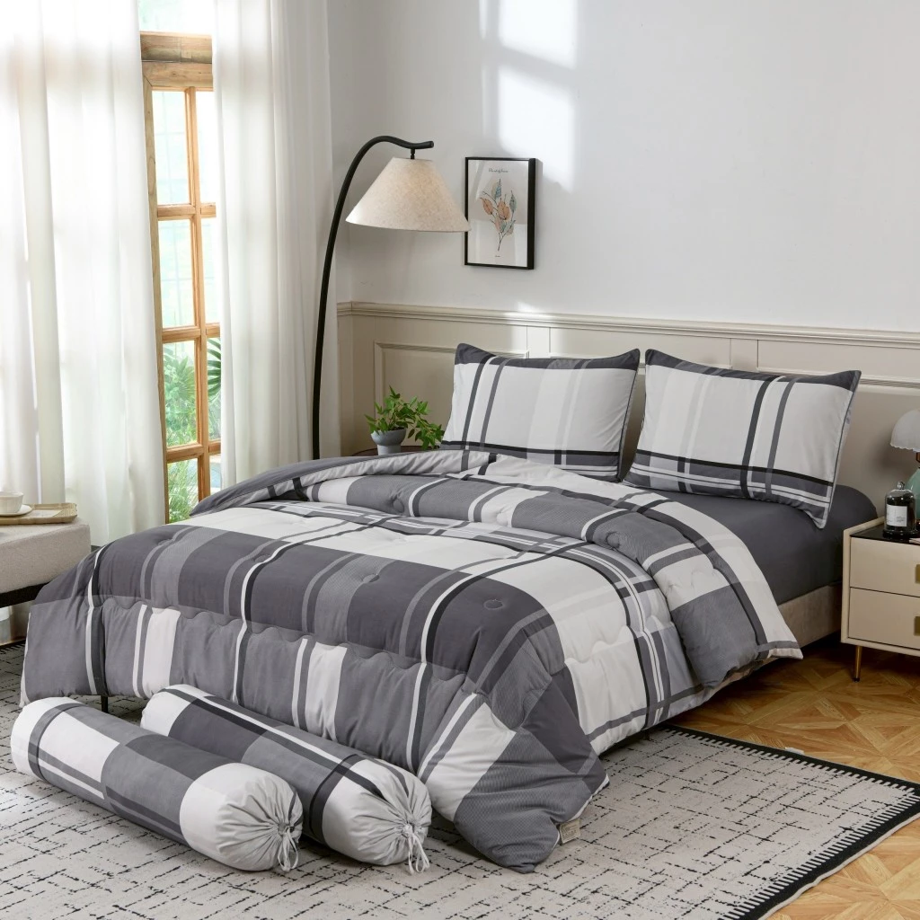 Dbedding ชุดผ้าปูพร้อมผ้านวม รุ่น MODERNO ผ้าคอตตอน thumbnail 4