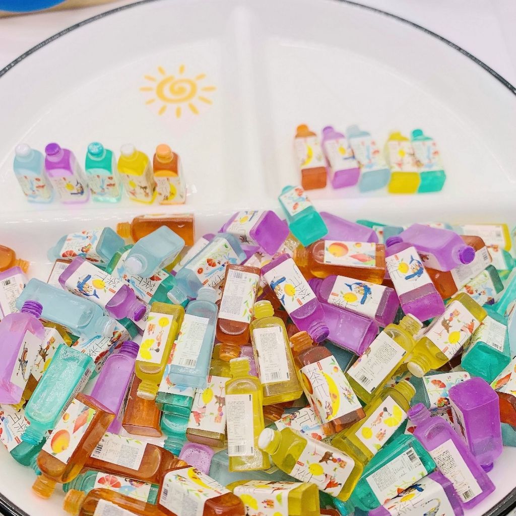 j441รวมขวดราคาถูกแพ็คละ 10 ชิ้น เรซิ่นจิ๋ว