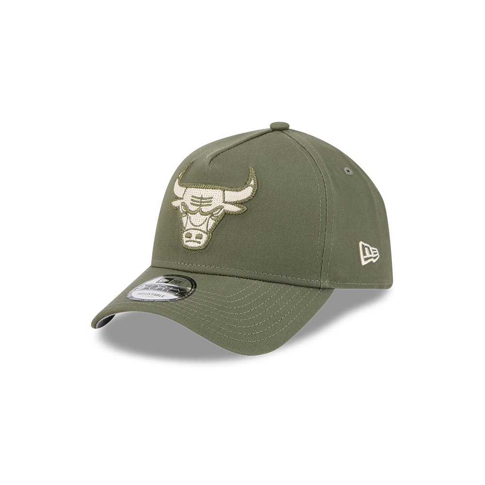 New Era หมวกรุ่น Chicago Bulls Earth Tonal Chainstitch New Olive 9Forty Af Cap