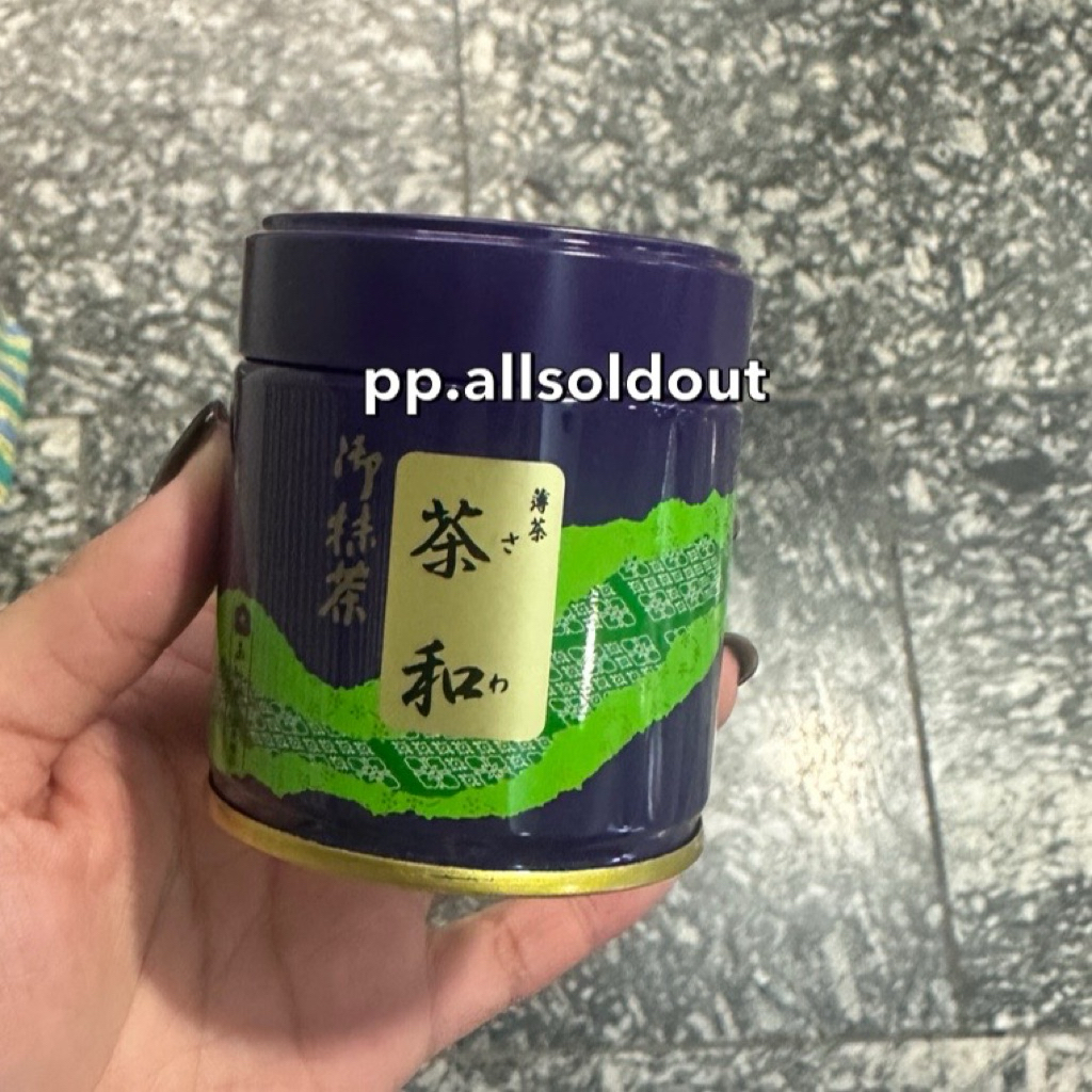 พร้อมส่ง ของแท้จากญี่ปุ่น ใช้โค้ดลดได้ matcha Saijoen Chawa Sawa มัทฉะ ไซโจเอน 40g กระปุก 100g ถุง