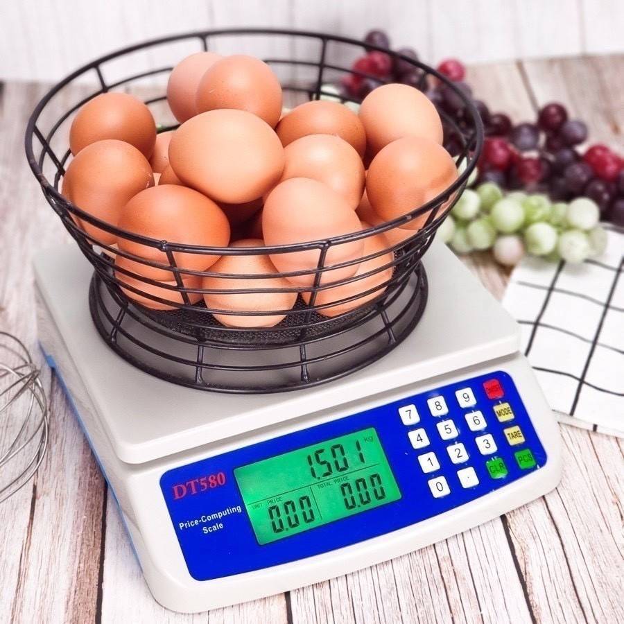 เครื่องชั่ง รุ่น DT580 ชั่งได้ 30 กิโล เครื่องชั่งดิจิตอล คำนวณราคาได้ ตาชั่ง Digital Scale ตาชั่ง