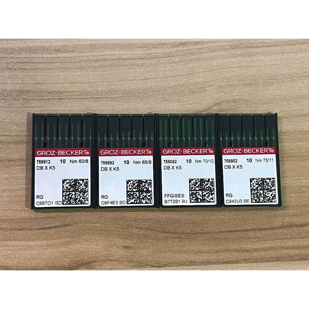 GROZ DBxK5 เข็มจักรปัก ขนาด 60/8 65/9 70/10 75/11