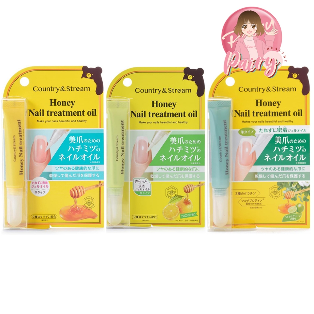 Country & Stream Honey Nail Treatment Oil (7g) ทรีทเมนท์บำรุงเล็บ ป้องกันความแห้งกร้าน บำรุงเล็บให้แ