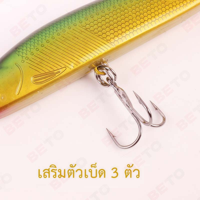 A58-[ตีไกล-งานแกร่ง] เหยื่อปลอม Plastic Bait 8.5cm/11g วัสดุพรีเมียมทนแรงกัด สีสดใสล่อตาปลา สินค้าพร้อมส่งทุกวัน ราคา ถูกที่สุด ดีลบีเคเค แกลเลอรีภาพที่ 3
