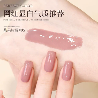 สีทาเล็บเจล โทนสีสุขภาพดี สีไซรัปใส สีสวยธรรมชาติ ขนาด 15 ml.