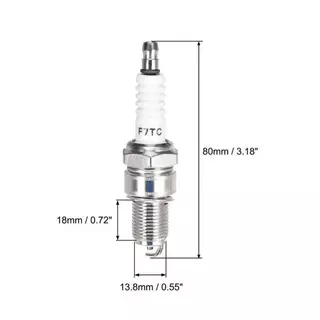 หัวเทียน เครื่องยนต์เบนซิลGX160 GX168 GX200เครื่องสูบน้ำ 5.5 6.5แรงขนาดเกลียว13.8มมอะไหล่คุณภาพ