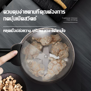 【ของแท้100%】Alexd เครื่องบดอาหาร ใบมีดคม6ใบ เครื่องบด ความจุขใหญ่ 600ml 1วิบดเป็นผง เครื่องปั่นพริก ที่บดพริก