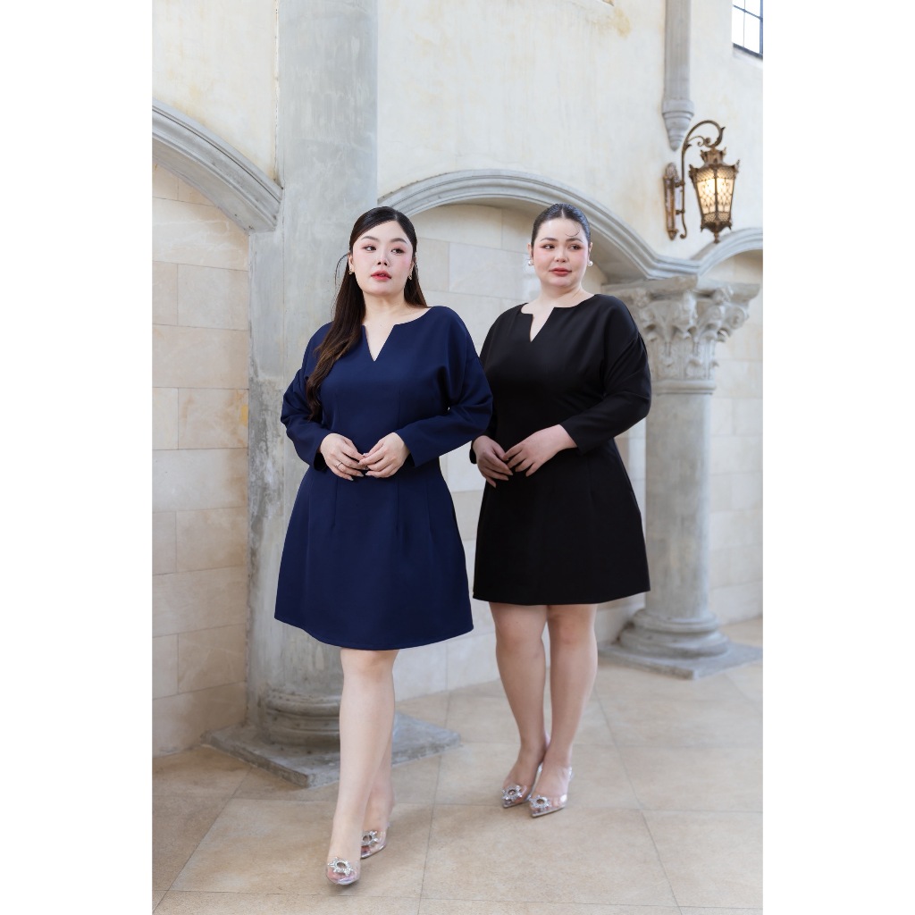 Proundly dress ชุดทำงานแขนยาว สำหรับสาวอวบที่จริงใจ